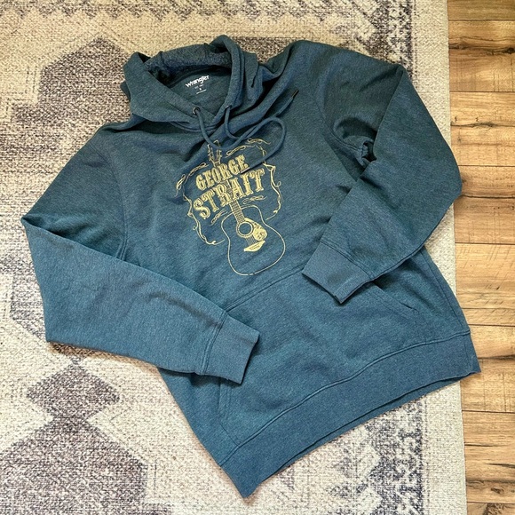 NWOT Wrangler “George Strait” Hooded Sweatshirt - Picture 1 of 6